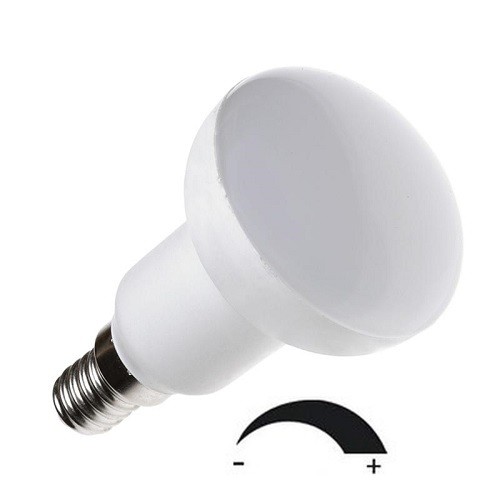 5 Watt LED-Lampe E14, Spotform R50, Lichtfarbe warmweiß, dimmbar - 120° Ausstrahlung