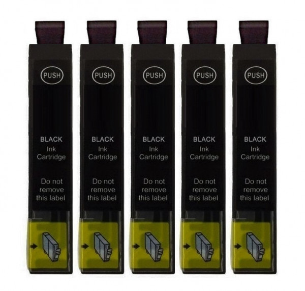 5 x kompatible Druckerpatrone wie Epson 603XL Schwarz, Black - XXL Füllmenge