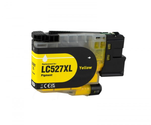Kompatible Druckerpatrone Brother LC-527 XL-Y Yellow, Gelb, LC527XLY