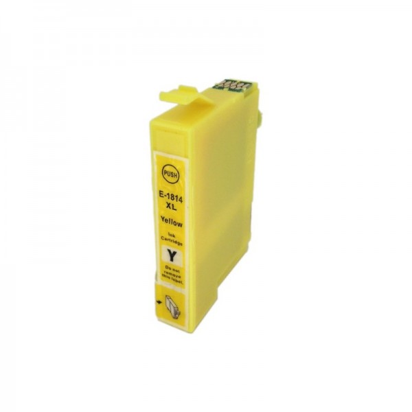 Kompatible Druckerpatrone wie Epson T1814, T18XL yellow, gelb