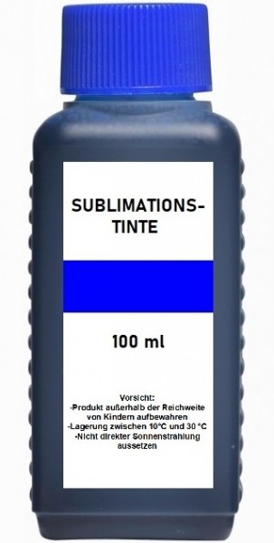 100 ml Sublimationstinte cyan - für Epson, Ricoh, Mutoh, Mimaki, Roland...