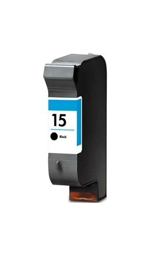 Refill Druckerpatrone HP 15 schwarz, black - C6615DE