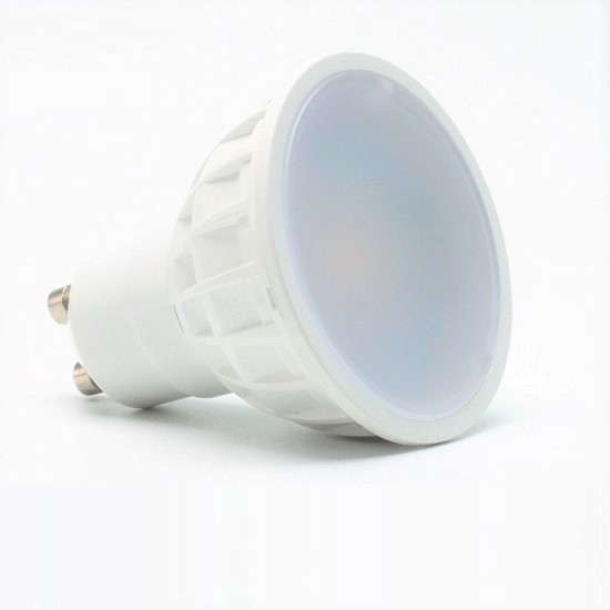5 Watt LED-Spot GU10 Weiß, Lichtfarbe Kaltweiß 6000 K - 120° Ausstrahlung