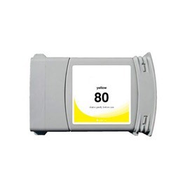 Kompatible Druckerpatrone HP 80XL yellow C4848A, C4873A