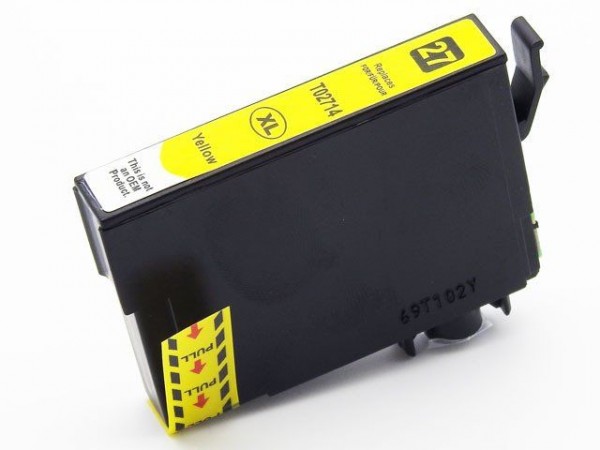 Kompatible Druckerpatrone wie Epson T2714, T27XL Yellow, Gelb