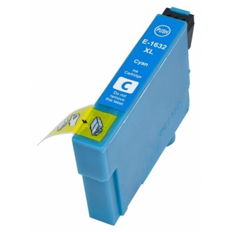 Kompatible XL-Druckerpatrone wie Epson T1632, T16XL cyan, 16XL