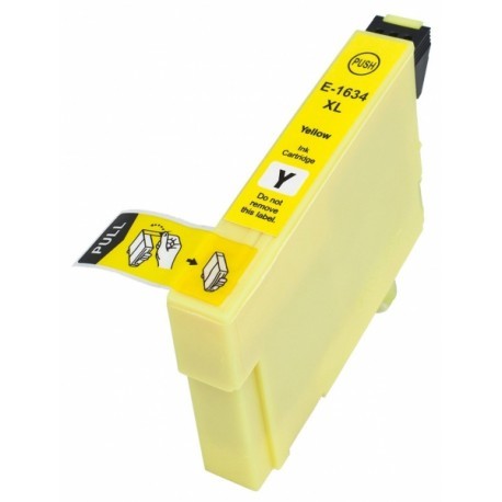 Kompatible Druckerpatrone wie Epson T1634, T16XL yellow, gelb