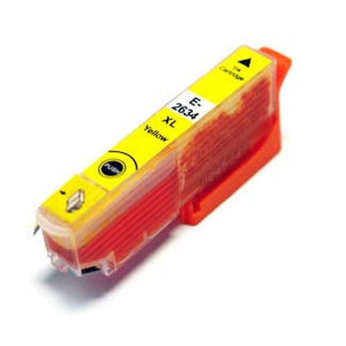 Kompatible XL-Druckerpatrone wie Epson T2634, T26XL yellow, gelb, 26XL